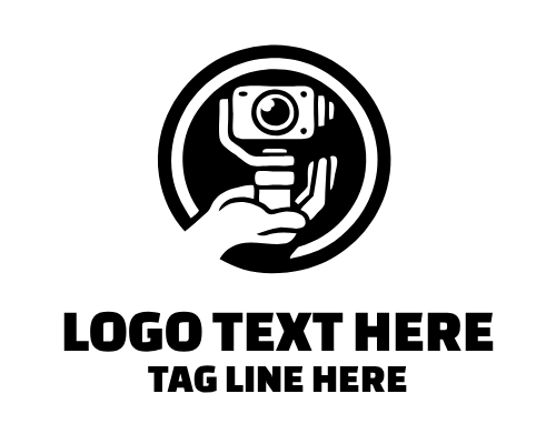 Circle Hand Camera Logo