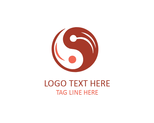 Circle Harmony YinYang Logo