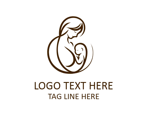 Circle Line Mom and Baby Logo