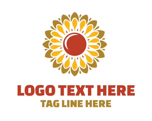 Circle Sunflower Logo