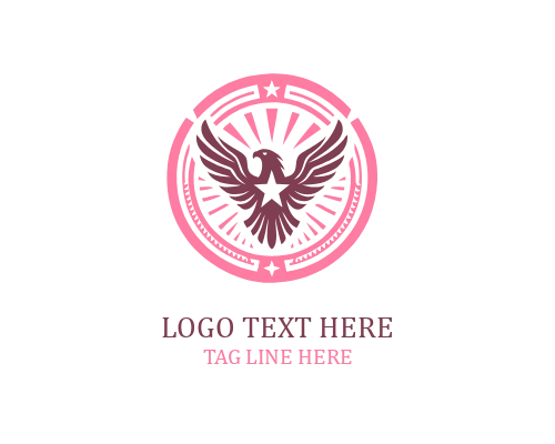 Circular Eagle Badge Logo