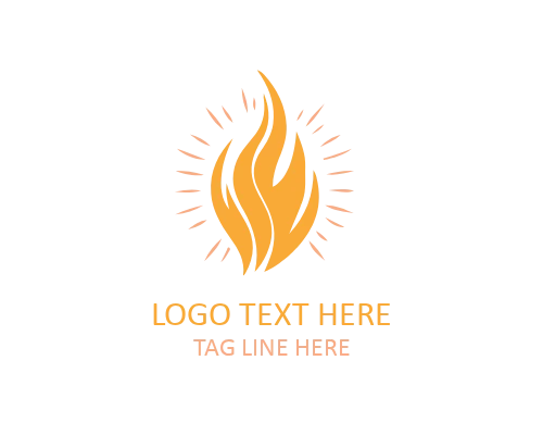 Circular Fire Core Logo for Power and Tech Brands