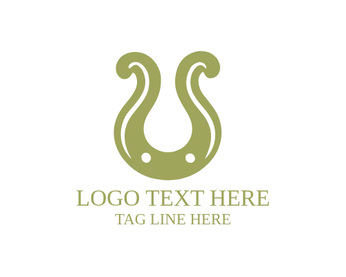 Circular Horse Shoe Badge