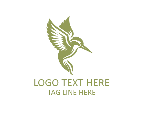 Circular Kingfisher Logo