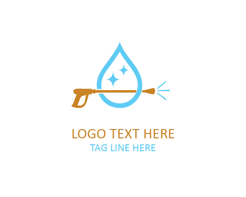  Circular Pressure Washer Logo