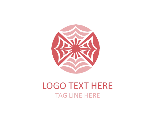 Circular Spider Web Logo
