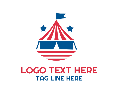 Circus Big Top Tent Logo