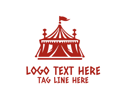 Circus Tent Show Logo