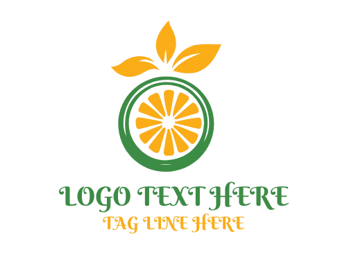 Citrus Fruit Logo for Fresh Juice Branding