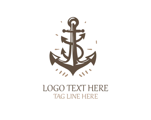 Classic Anchor Logo for Marine, Nautical, and Coastal Brands