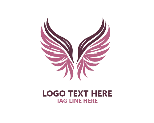  Classic Angel Wings Logo