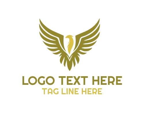 Classic Badge Wings Logo