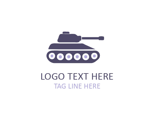 Classic Battle Tank Logo Inspired by Military History