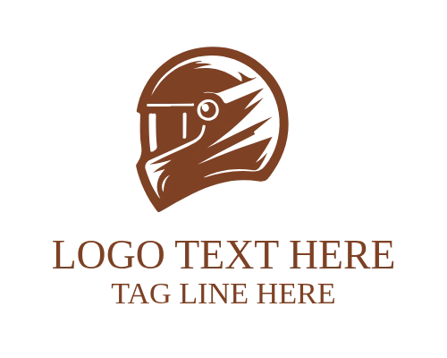 Classic Bike Helmet Logo for Cycling and Safety Branding