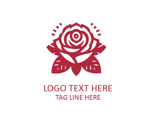 Classic Bloom Rose Logo