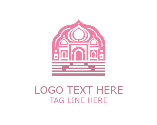Classic Building Dome Traditional Architecture Logo for Cultural Branding