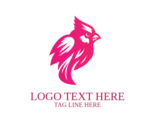 Classic Cardinal Bird Logo