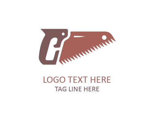 Classic Carpenter Saw Logo for Professional Woodworking and Craft Brands