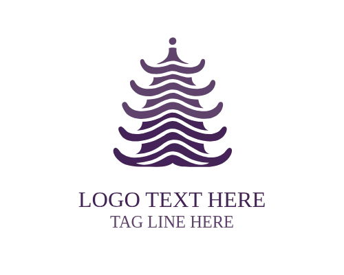 Classic China Traditional Architecture Logo for Heritage Branding