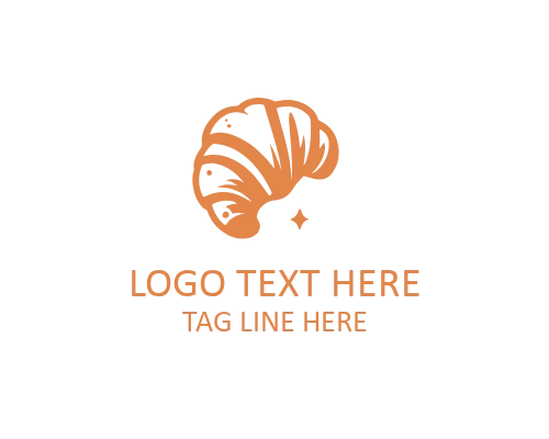 Classic Croissant Bakery Logo