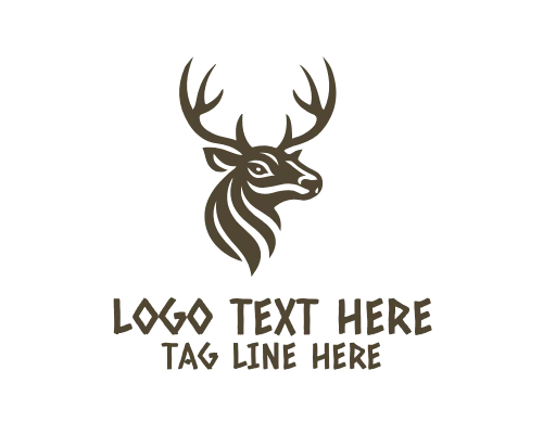 Classic Deer Logo for Heritage Branding