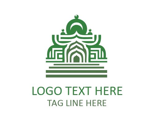 Classic Dome Traditional Architecture Logo for Heritage and Cultural Branding