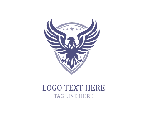 Classic Eagle Shield Logo