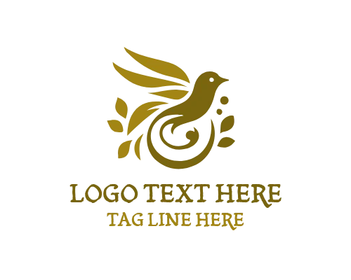 Classic Elegant Bird Logo