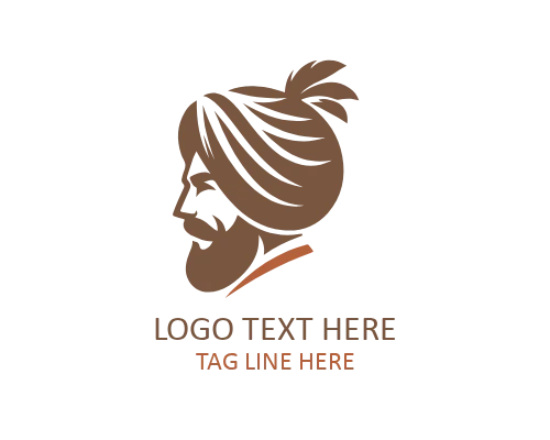  Classic Ethnic Turban Logo for Traditional and Cultural Identity Brands