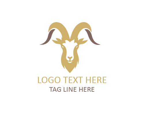 Classic Goat Badge Logo