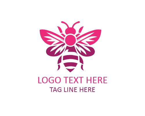 Classic Honey Bee Badge Logo