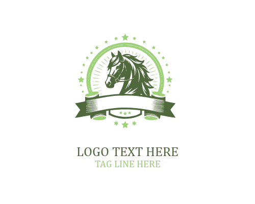 Classic Horse Badge Logo