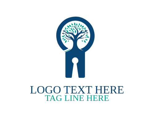  Classic Keyhole Logo for Security, Locksmith, and Home Brands