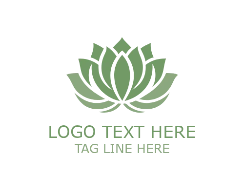 Classic Lotus Floral Logo for Elegant Beauty and Spa Branding