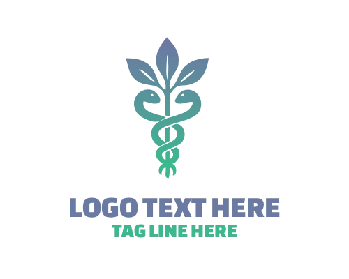 Classic Medical Caduceus Logo