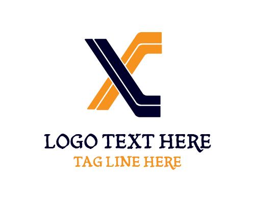 Classic Modern Letter X Logo