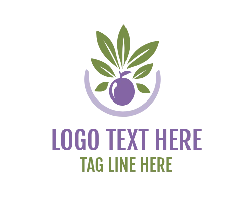 Classic Olive Tree Badge Logo