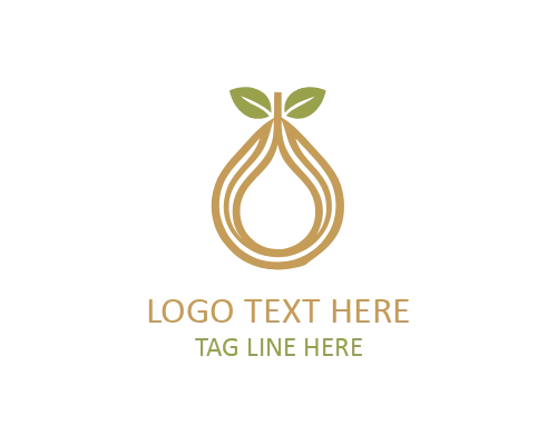 Classic Pear Food Logo for Traditional Brands and Natural Product Lines