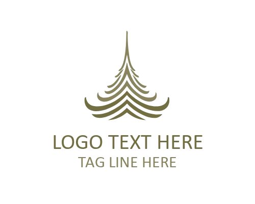 Classic Roof Emblem Traditional chinese Architecture Logo for Heritage Branding