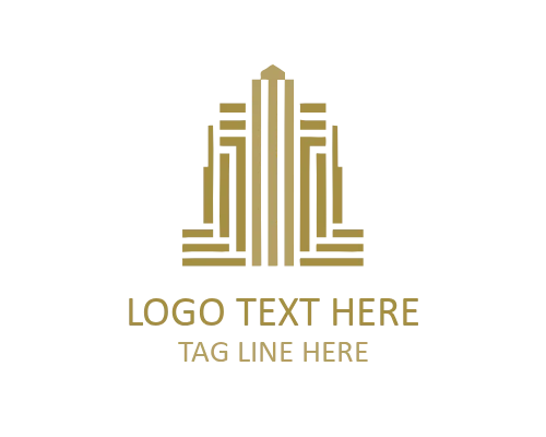 Classic Roof Traditional Architecture Logo for Heritage Branding