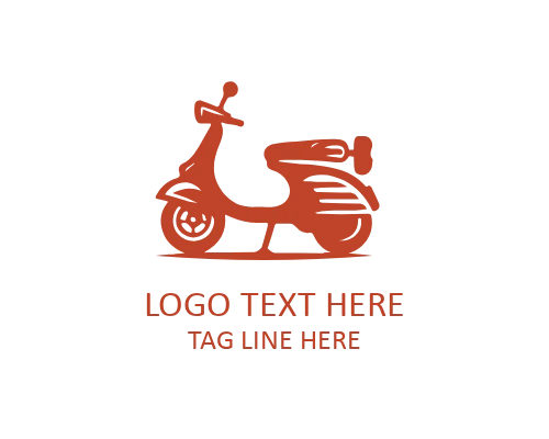 Classic Scooter Badge Logo