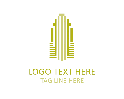 Classic Structure Traditional Architecture Logo for Construction Branding