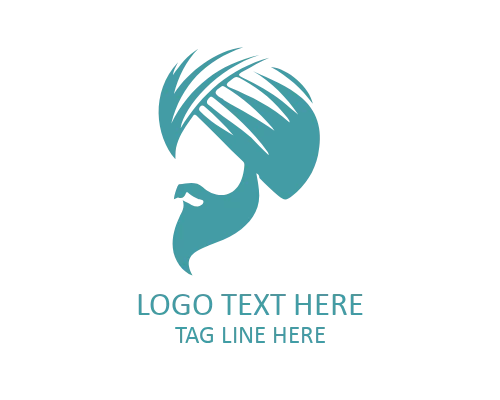 Classic Style Turban Logo for Traditional, Cultural, and Heritage Brands