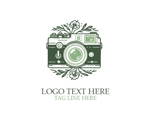 Classic Vintage Camera Logo