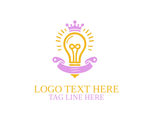 Classic Vintage Idea Bulb Logo for Creative Retro Branding