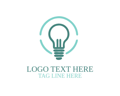 Classic Vintage Idea Bulb Logo for Retro Inspiration Branding