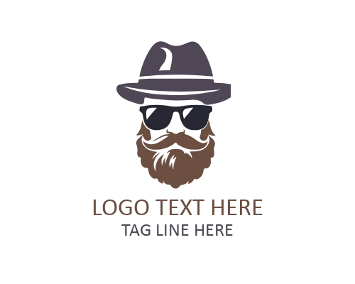 Clean Beard Guy Branding Logo