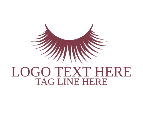  Clean Beauty Eyelashes Icon Logo