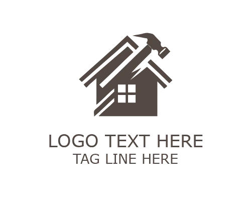 Clean Builder Hammer Logo