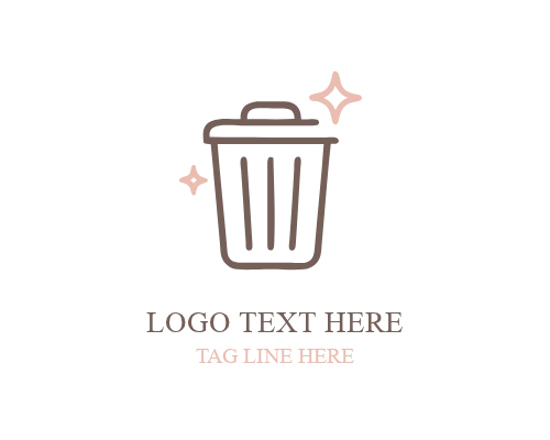 Clean City Garbage Bin Logo